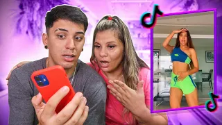 MINHA MÃE REAGINDO AS DANCINHAS DO TIKTOK!! (PARTE:4)