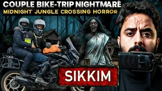 #86 Bengal Couple All India Bike Ride Ruined by Ghost 😨 | Sikkim Real Horror Story
