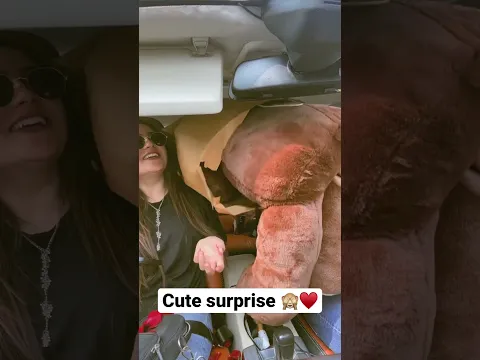 Cute surprise 🙈♥️ #shorts #jahaann #maanmerijaan