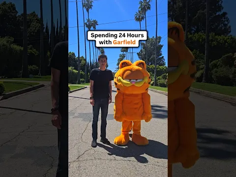 24 HOURS with GARFIELD 🐈🍕