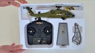 Micro Sikorsky UH-60 Black Hawk Helicopter | Unboxing and Maiden Flight | Stirlingkit