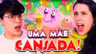 QUANTOS ANOS A MAMÃE PEPPA TEM?! | Reagindo a Peppa Pig