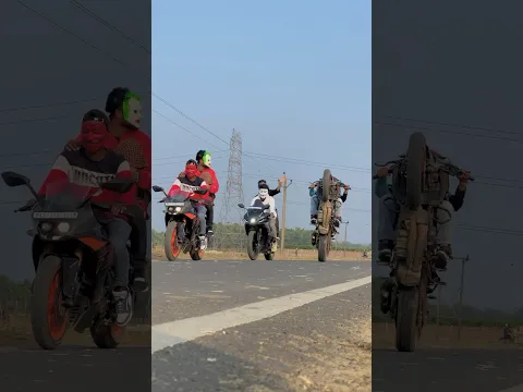 Ab Hat Laga Ke Dikha 😡 || Sumon Stunts🔥|| 2 Numberi #shorts #ktm