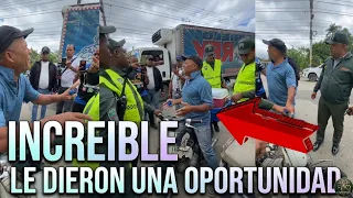 🤯 DIFÍCIL DE CREER! PERO EL AGENTE DE LA  DIGESETT LE DIO UNA OPORTUNIDAD AL HOMBRE DE TRABAJO 