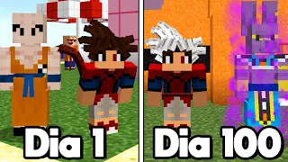 SOBREVIVI 100 DIAS no DRAGON BLOCK C MINECRAFT!