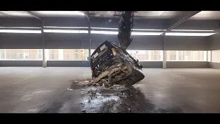 Scrap vehicle dismantling，How a car turns into a pile of scrap metal