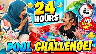 I Let My 6 Year Old Stay in the Pool for 24 Hours! 😱🏊‍♀️