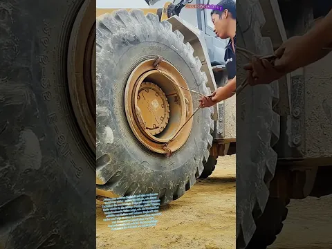 Reparatur einer Felge durch externe Zugkraft! Technik zur Korrektur von Kettenspannrädern