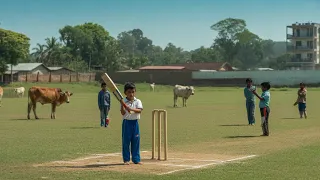 Village Cricket Moments – Childhood Fun in the Sun