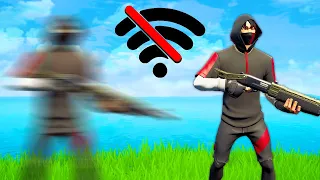 WINNING in Fortnite... on McDonalds WiFI 🤣 (CRAZY LAG)