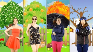 Les saisons - Chanson pour enfants, apprendre les 4 saisons