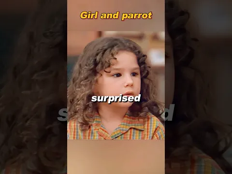 Girl and parrot #movie #viralvideo
