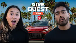 One Couple, Three RAV4s, A Race Across LA | DIVE QUEST