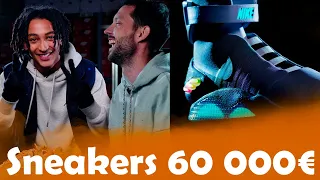 Sneakers à 95€ VS 60 000€ avec @theodortytb  (J'offre une DINGUERIE ) Vol.2