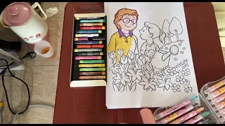 Instructions for coloring super beautiful pictures with teacher Mina episode 28