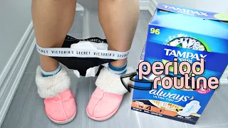 MY PERIOD MORNING ROUTINE | Period Week In My Life !