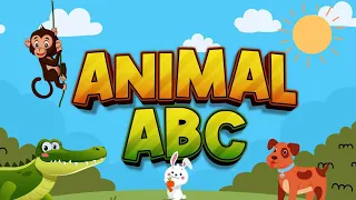 "Alphabet Animals" - ABC Animals Song for Kids, Learn animals, phonics and the alphabet