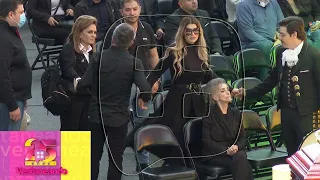 Captamos un incómodo encuentro en el funeral de Vicente Fernández. ¿Quiénes fueron? | Ventaneando