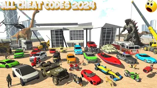 ALL NEW CHEATS CODE IN INDIAN BIKES DRIVING 3D AFTER NEW UPDATE 2024 || INDIAN BIKE CHEAT CODE