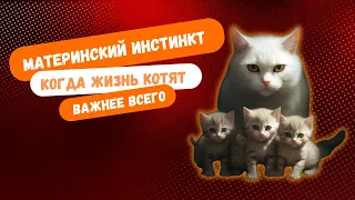 Неистовая любовь: Как мама-кошка готова отдать жизнь за своих котят
