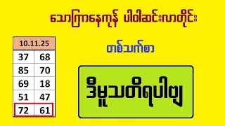 သောကြာနေကုန် ပါဝါကျတိုင်း ဒီမူကိုသတိရပါ