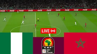 مباراة نيجيريا والمغرب مباشرة ⚽ كأس الأمم الأفريقية 2025 - محاكاة لعبة فيديو
