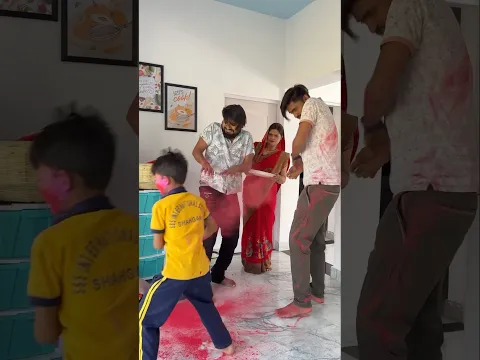 Bacche ne le liya rang ka badla 🤣 #shorts #comedy #vijaykumarviner #funny #veryfunny #holi