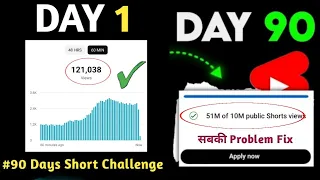 10 Million Views in 90 days | I Tried  youtube shorts for 90 days | @Algrow appeal video