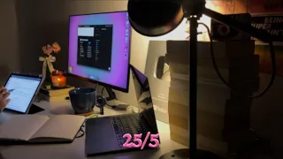 ادرس معي لساعتين بتقنية بومودورو 25/5 مع صوت المطر ⛈️ study with me