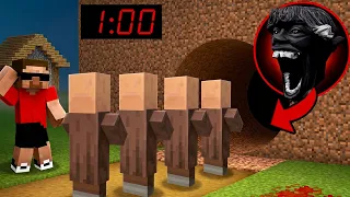 WHERE DO VILLAGERS GO AT NIGHT IN MINECRAFT!