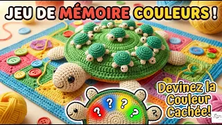 Tuto jeux ludique mémoire des couleurs au crochet @AlextitiaTutoCrochet