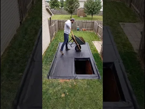 I Built a Hidden Room Under My Grass 🤯