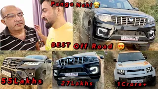 Scorpio Lag Gayi | 55Lakh FORTUNER Phass Gayi😰 Best SUV-Off Road Test mai | Papa Full Gussa😡😡