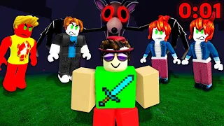 4 HACKERS Speedrun 99 Nights in The Forest! (World Record?!)