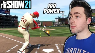 I ONLY USED CARDS WITH 100 POWER IN MLB THE SHOW 21 DIAMOND DYNASTY...