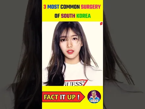 Most common Plastic Surgery in South Korea | Facts about Korea | #shorts #youtubeshorts #korea