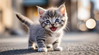 Cutiepie Kitten Meowing Sounds - Super Hungry Kitten Calling Mama 😺❤️