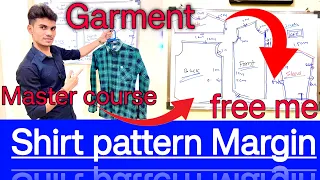 Shirt pattern Margin. important video for garment cutting master.CUTTING KING 👑 VINAYMASTER