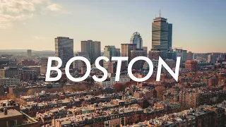 Boston, Massachusetts: 1 Hour of Aerial View in 5K [Stock Footage]