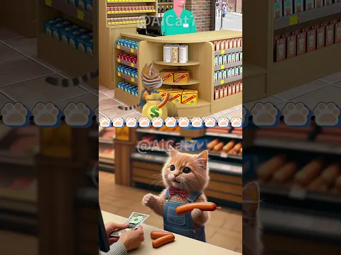 GINGER CAT 😿 WAS ARRESTED FOR ROBBING A BANK #catmemes #cat #funny #shorts #fyp