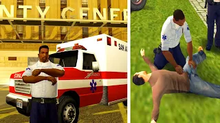 فلم قراند سان اندرياس : "سيجاي المسعف" إنقاذ الناس من الموت | Film GTA San Andreas CJ's Paramedic