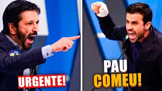 MARÇAL E NUNES SE AGRIDEM AO VIVO! MELHORES MOMENTOS DEBATE PREFEITURA DE SP