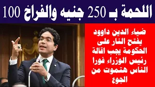 ضياء الدين داوود يفتح النار على الحكومة يجب اقالة رئيس الوزراء فورا الناس هتموت من الجوع