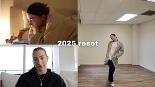 resetting my life for 2025 ☕🕯️ deep clean + setting the tone