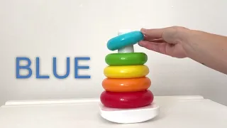 Simple learning for kids. Shapes Colours and Numbers using toys