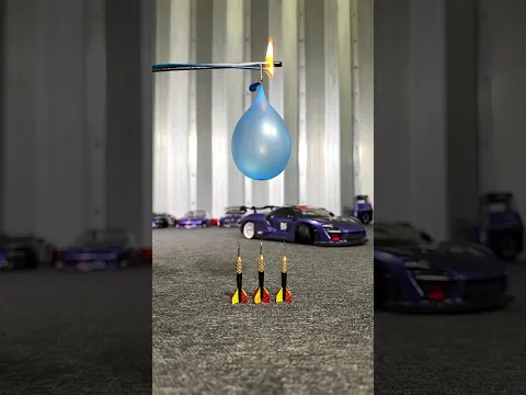 Trying to save the water balloon!