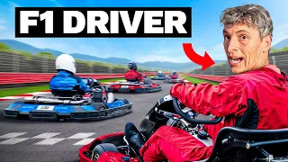 F1 Driver Goes Undercover in Amateur Kart Race