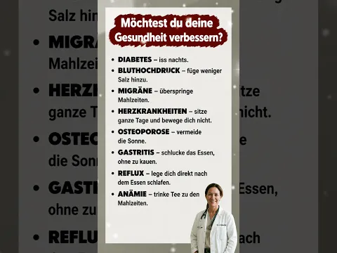 Gesundheit beginnt im Alltag