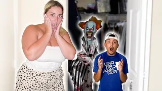 SCARY CLOWN TOOK HIM INSIDE CLOSET…