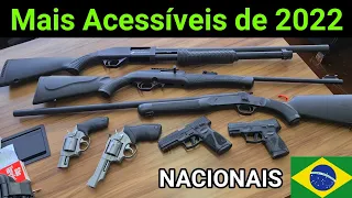 Mais Baratas do Brasil em 2022 - 9mm, Revólver 38 e 357 Magnum, Espingarda Calibre 12 e Carabina 22